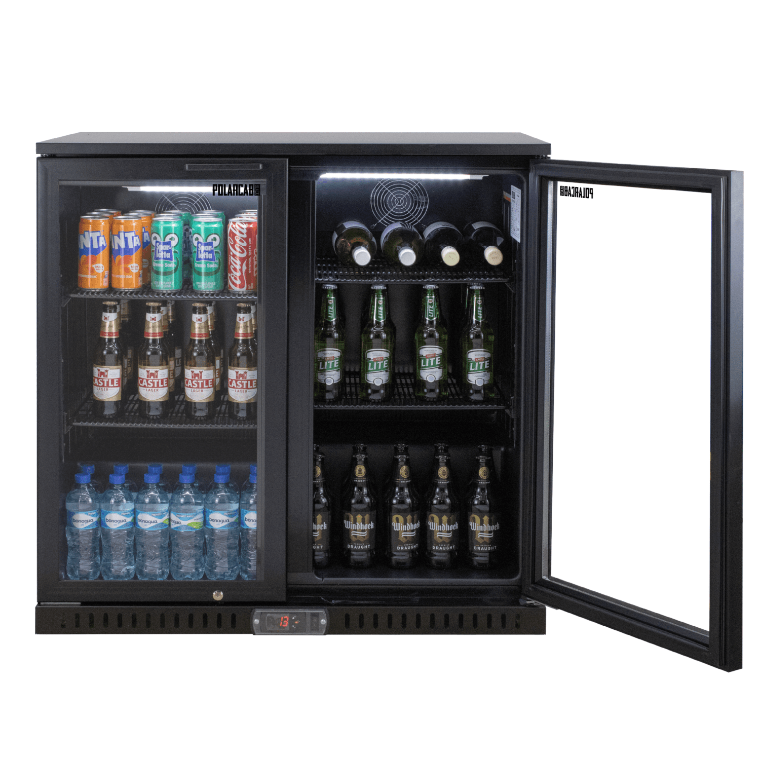 BACK BAR FRIDGE – 2 HINGED DOOR – HIGH