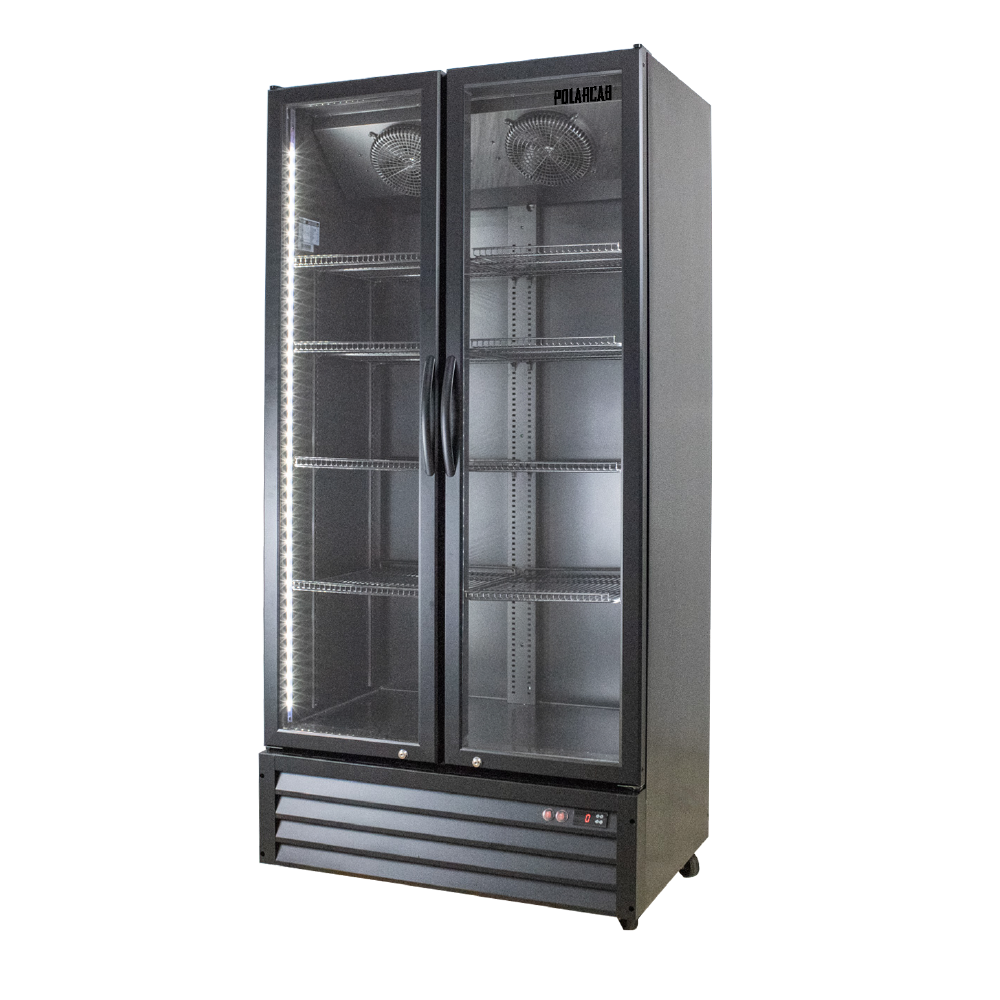 UPRIGHT FRIDGE DOUBLE GLASS DOOR – 940MM